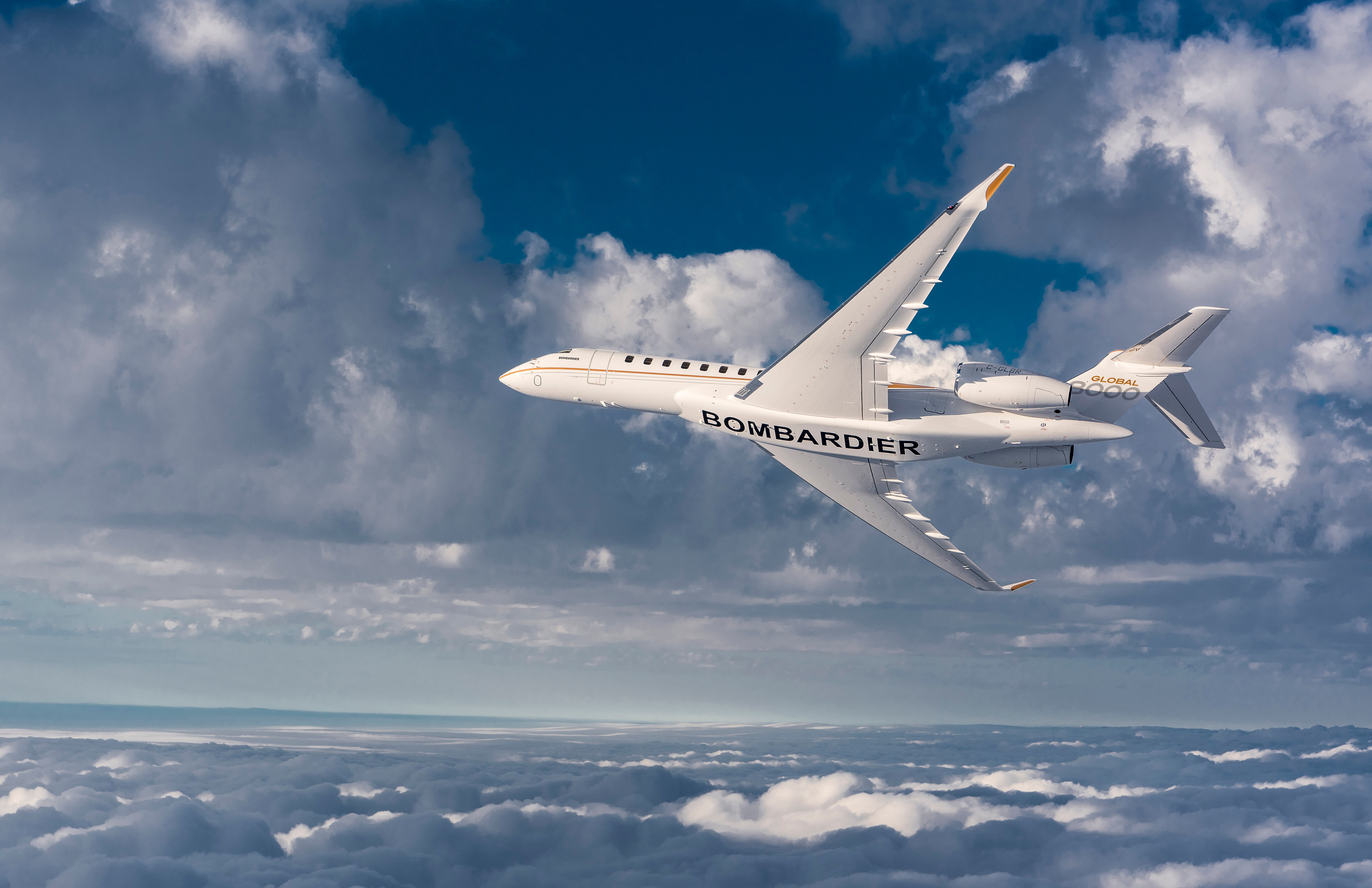 Global 8000 Banking Bombardier Logo